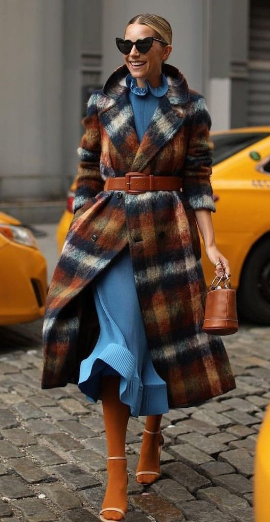 casacos estampados xadrez colorido