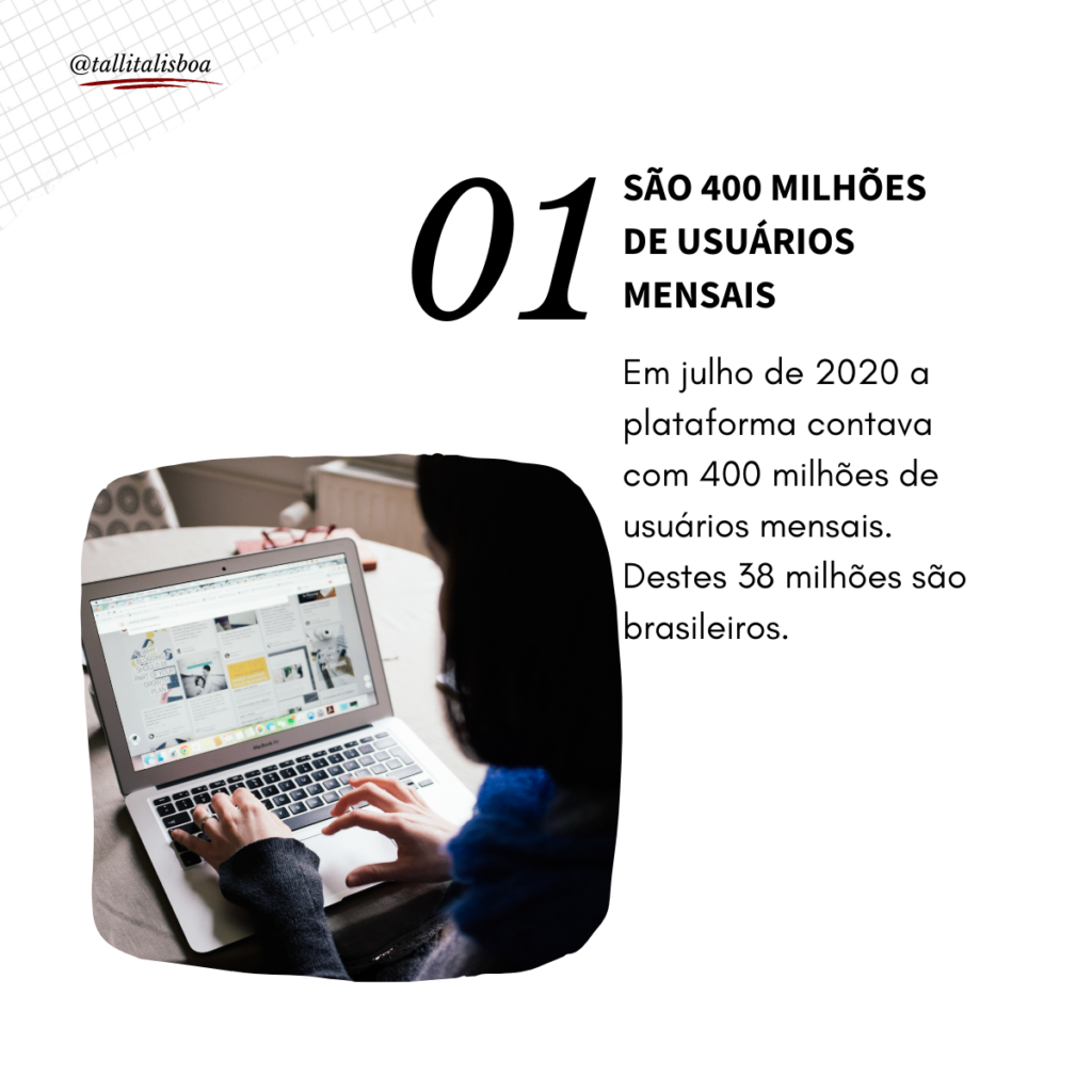 quantidade de usuarios no pinterest