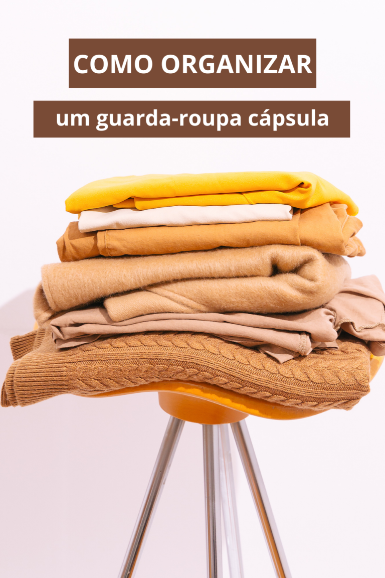 como organizar um guarda roupa capsula